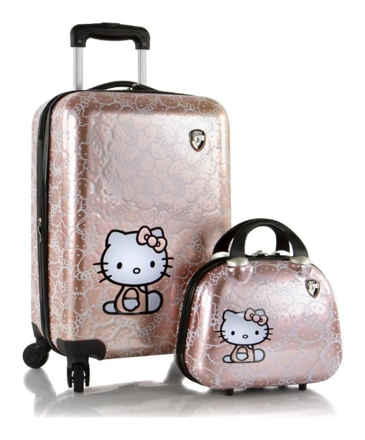 Obrázek z Heys Kids Hello Kitty Metallic 2 ks 33,8 l + 3 L 