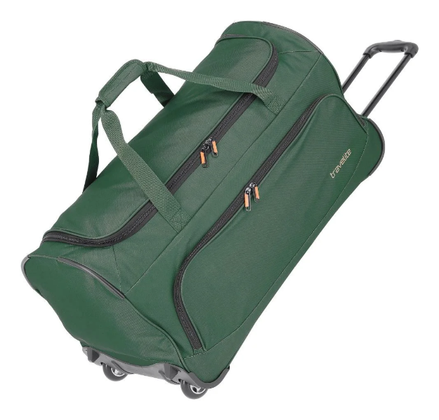 Obrázek z Travelite Basics Fresh Wheeled Duffle Dark green 89 L 