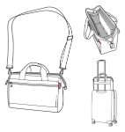 Obrázek z Reisenthel Allrounder S Pocket Paisley Black 11 L 