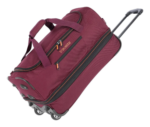 Obrázek z Travelite Basics Wheeled duffle S Bordeaux 51/64 L 