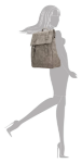 Obrázek z Enrico Benetti Amy Tablet Backpack Medium Taupe 