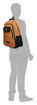 Obrázek z Enrico Benetti Hamburg Notebook Backpack 35,5 l Rust 35,5 L 