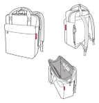 Obrázek z Reisenthel Allday Backpack M Twist Berry 15 L 