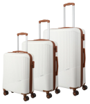 Obrázek z Travelite Bali S,M,L White/Cognac S: 34 l / 
M: 65 l / 
L: 96 L 