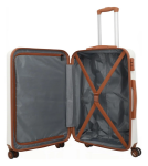 Obrázek z Travelite Bali S,M,L White/Cognac S: 34 l / 
M: 65 l / 
L: 96 L 