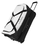 Obrázek z Travelite Basics Wheeled Duffle exp. Black/white 98/119 L 