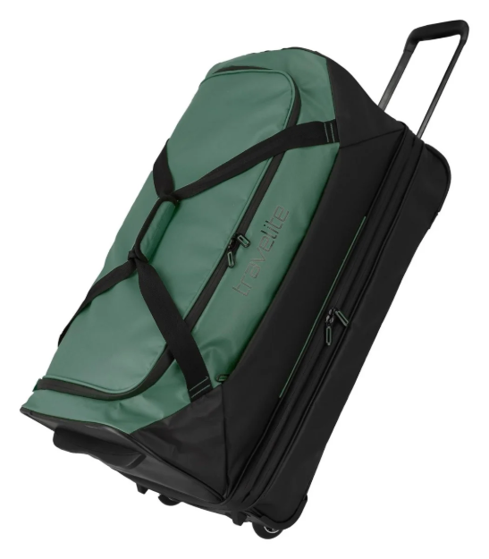 Obrázek z Travelite Basics Wheeled Duffle exp. Black/green 98/119 L 