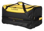 Obrázek z Travelite Basics Wheeled Duffle exp. Black/yellow 98/119 L 