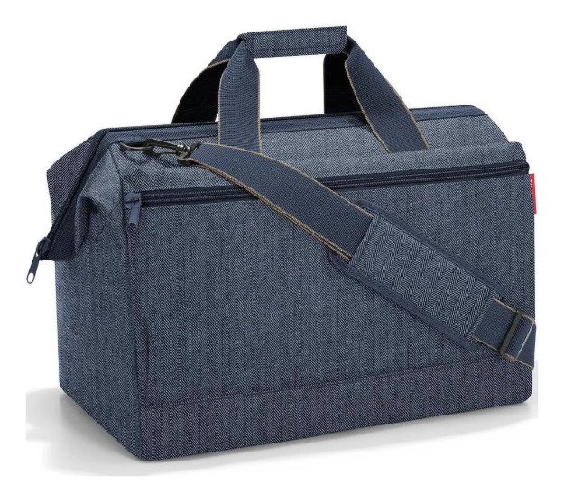 Obrázek z Reisenthel Allrounder L Pocket Herringbone Dark Blue 30 L 