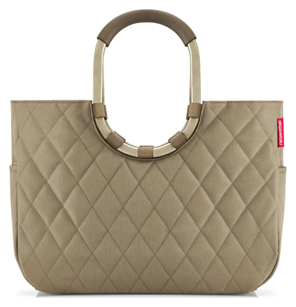 Obrázek z Reisenthel Loopshopper L Frame Rhombus Olive 25 L 