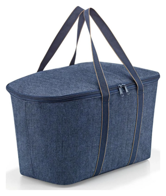 Obrázek z Reisenthel Coolerbag Herringbone Dark Blue 20 L 