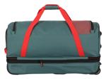 Obrázek z Travelite Basics Wheeled duffle L exp Green/orange 98/119 L 
