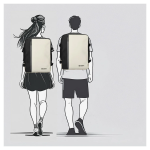 Obrázek z Enrico Benetti Bergen 56004 Black Beige 24 L 