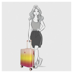 Obrázek z Enrico Benetti Havana S Fuchsia 46 L 