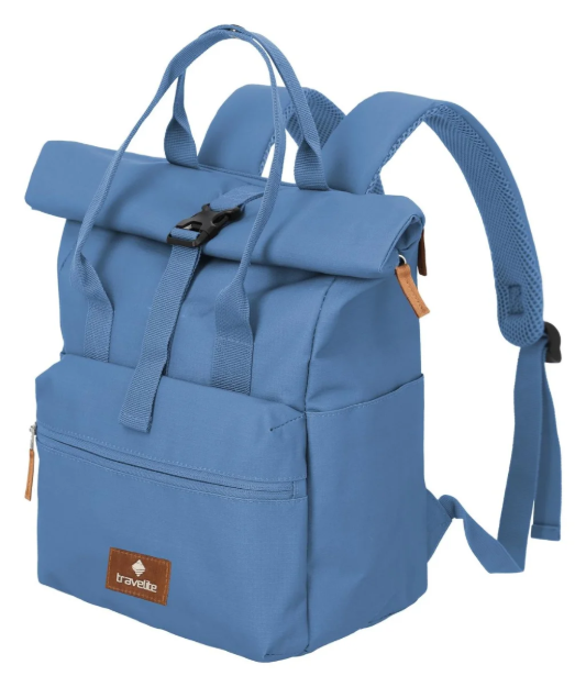 Obrázek z Travelite Basics Short Handle Roll-up Denim 11/14 L 