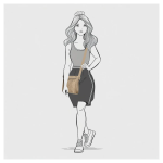 Obrázek z Enrico Benetti Nouméa 66741 Mid taupe 