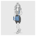 Obrázek z Enrico Benetti Suzie 66845 Jeansblue 