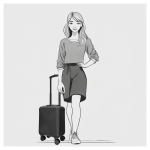 Obrázek z Enrico Benetti Louisville 39040-40 Black 25 L 