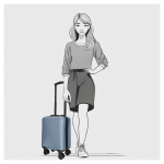 Obrázek z Enrico Benetti Louisville 39040-40 Jeansblue 25 L 