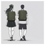 Obrázek z Enrico Benetti Amsterdam 54687 Olive 24 L 