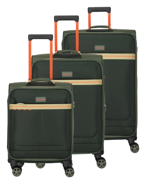 Obrázek z Travelite Color Craze S,M,L Olive S: 36 l / M: 61/66 l / L: 86 L 