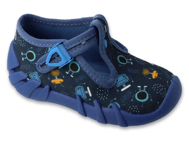 Obrázek z BEFADO 110P515 chlapecké bačkorky roboti 