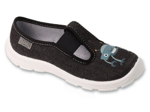 Obrázek z BEFADO 975X196 chlapecké bačkorky modré robot 