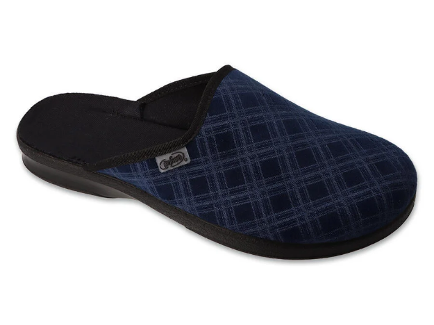 Obrázek z BEFADO 548M050 pánské pantofle LEON ZŠ modré 