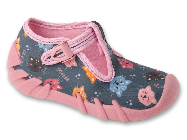 Obrázek z BEFADO 110P502 dívčí bačkorky SPEEDY kočičky 