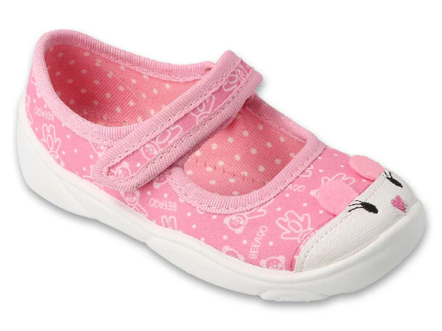 Obrázek z BEFADO 209P041 dívčí balerínky růžové ouška 