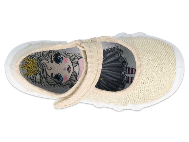 Obrázek z BEFADO 109P224 dívčí botičky zlaté princezna 