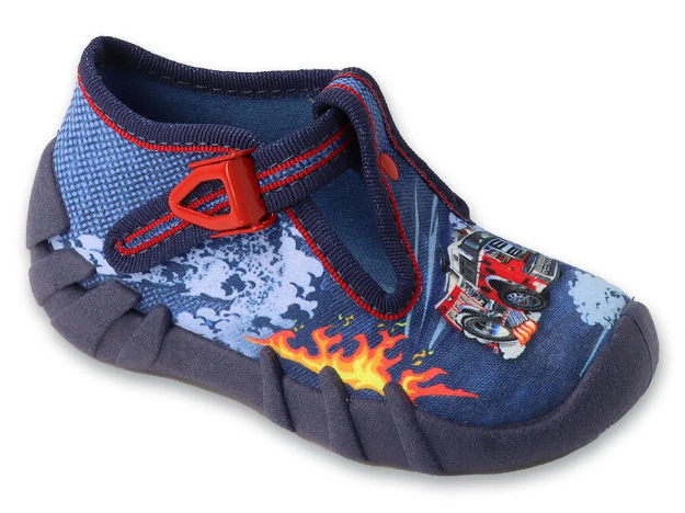 Obrázek z BEFADO 110P511 chlapecké bačkorky hasiči 