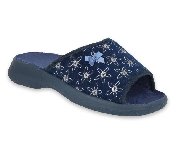 Obrázek z BEFADO 442D195 OLIVIA OŠ modrá kytičky s mašli 