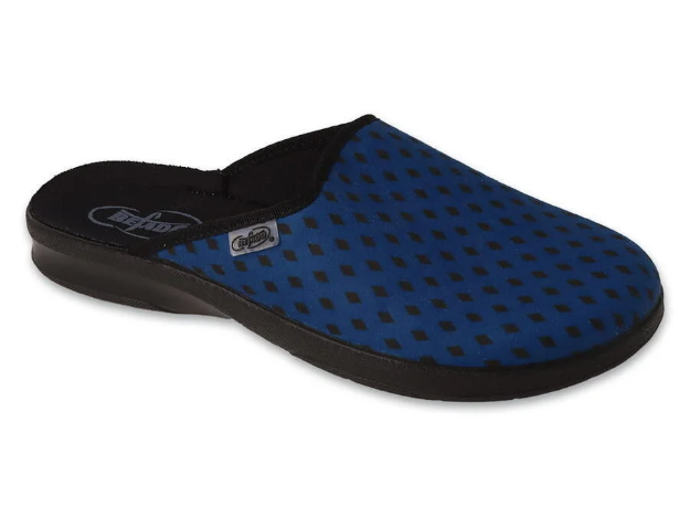 Obrázek z BEFADO 548M042 pánské pantofle LEON ZŠ modré 