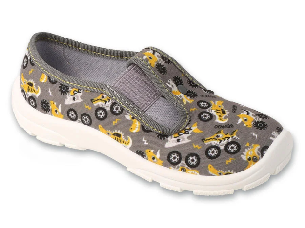 Obrázek z BEFADO 975X192 chlapecké bačkorky šedé dinoauta 