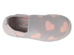 Obrázek z BEFADO 102X021 dívčí obuv HONEY šedá srdíčka 