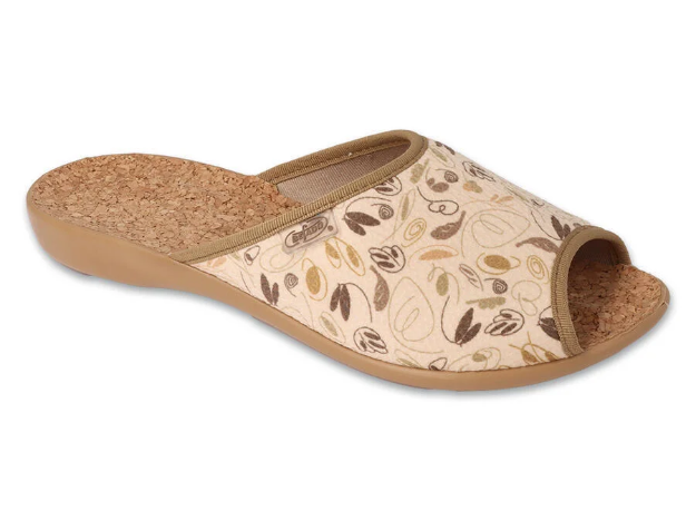 Obrázek z BEFADO 254D163 dámské pantofle Viki korek 