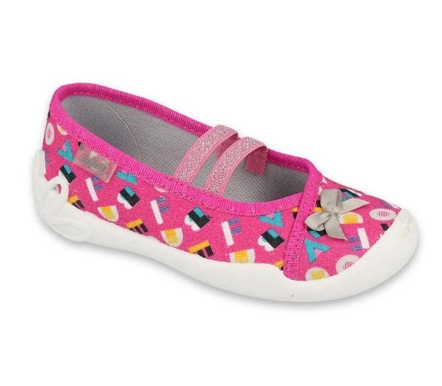 Obrázek z BEFADO 116X295 dívčí balerínky 2 gumky růžové 