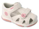 Obrázek z BEFADO 170P105 dívčí sandálky FLOWER stříbrné 