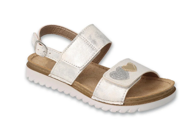 Obrázek z BEFADO 062Y001 dívčí sandálky CUTE srdíčka 