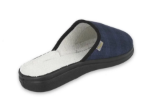 Obrázek z BEFADO 132M015 DrORTO pantofle pánské modré káro 