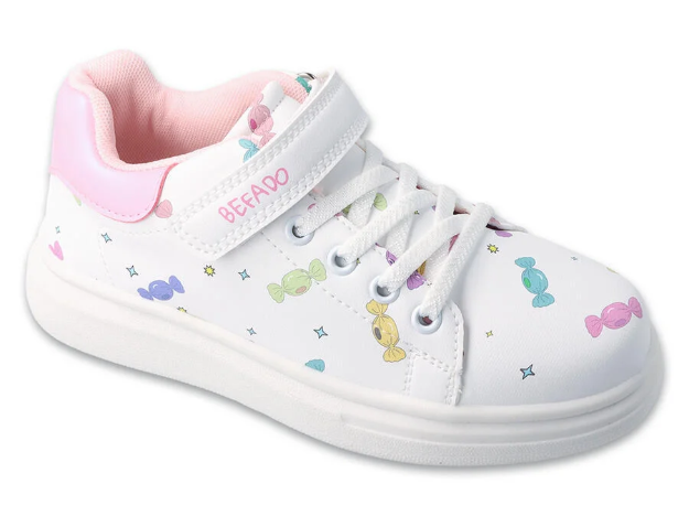 Obrázek z BEFADO 514X032 tenisky SPORT CANDY GUMMY bílé 