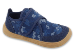 Obrázek z BEFADO 140X001 boty BAREFOOT modrý maskáč 