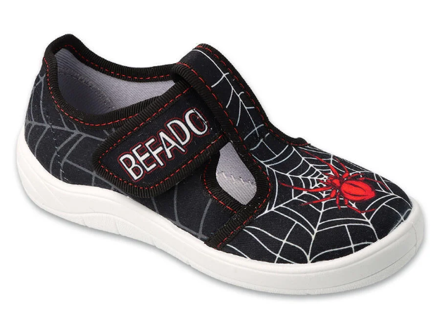 Obrázek z BEFADO 911X0 chlapecké bačkorky 1SZ pavouk 