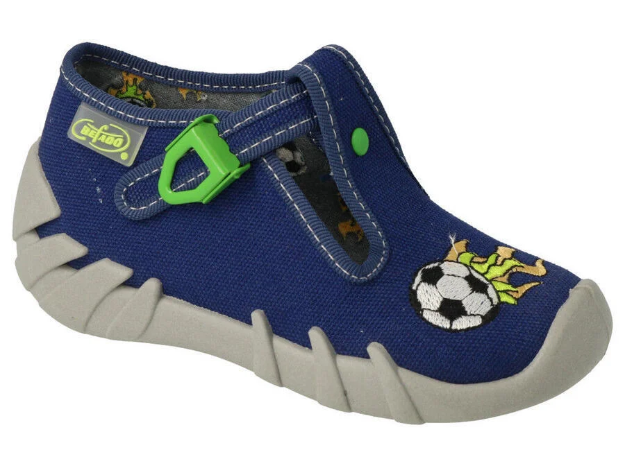 Obrázek z BEFADO 110P445 chlapecké bačkorky modré míč 