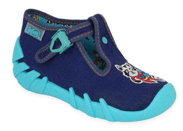 Obrázek z BEFADO 110P440 chlapecké bačkorky modré HERO 