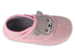 Obrázek z BEFADO 454P037 dívčí bačkorky SZ růžové méďa 