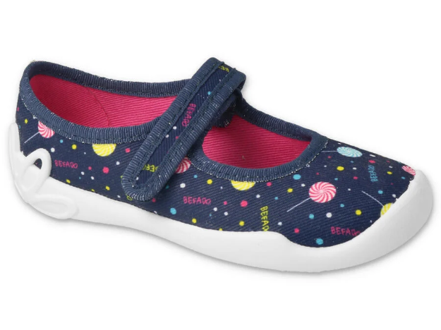 Obrázek z BEFADO 114X508 dívčí balerínky tmavě modré 