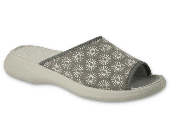 Obrázek z BEFADO 442D197 dámské pantofle OLIVIA OŠ šedé 