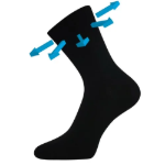 Obrázek z LONKA Ponožky medicine bambusové DRBAMBIK černé (3 páry) 